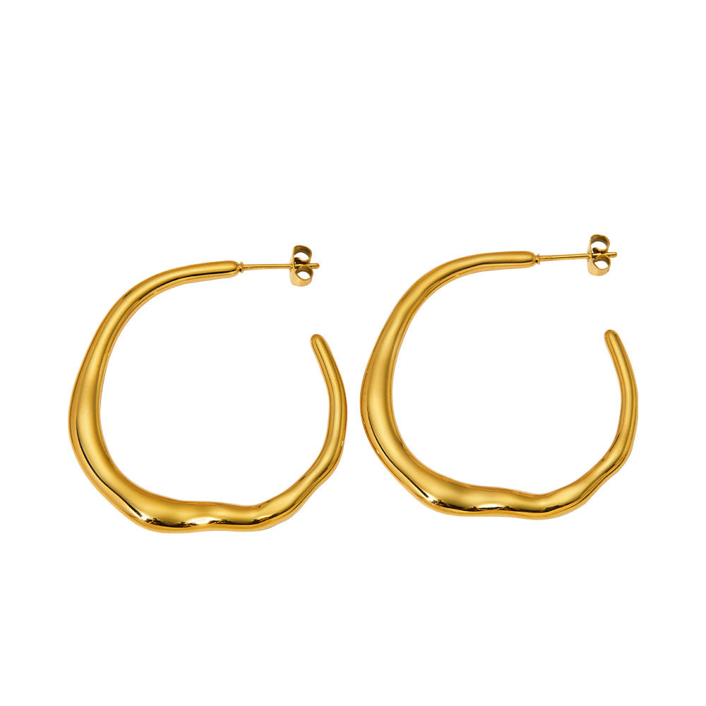 THE UNEVEN HOOP EARRINGS ~ BUY 2 SAVE 15%