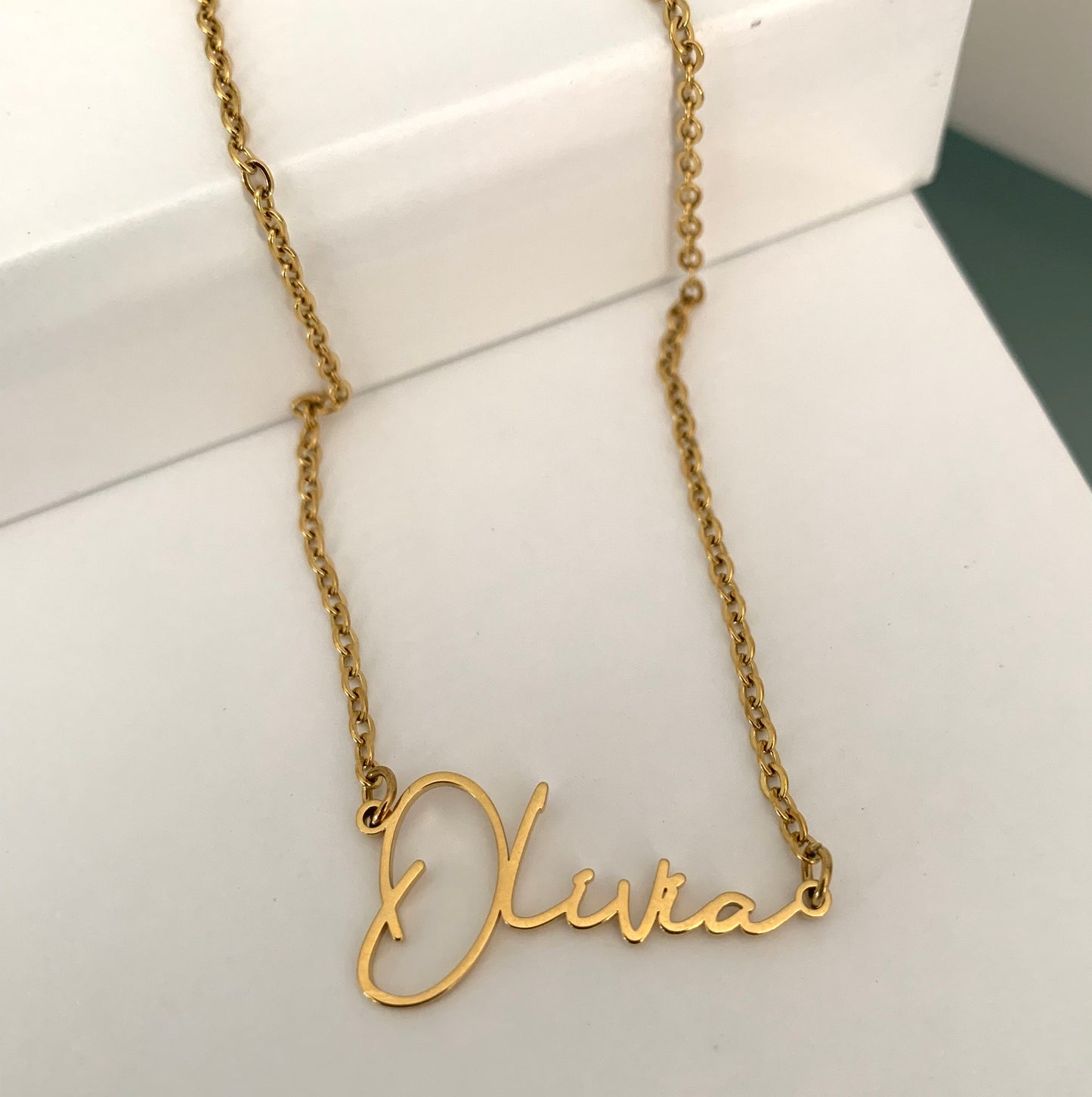 SCRIPT NAME NECKLACE