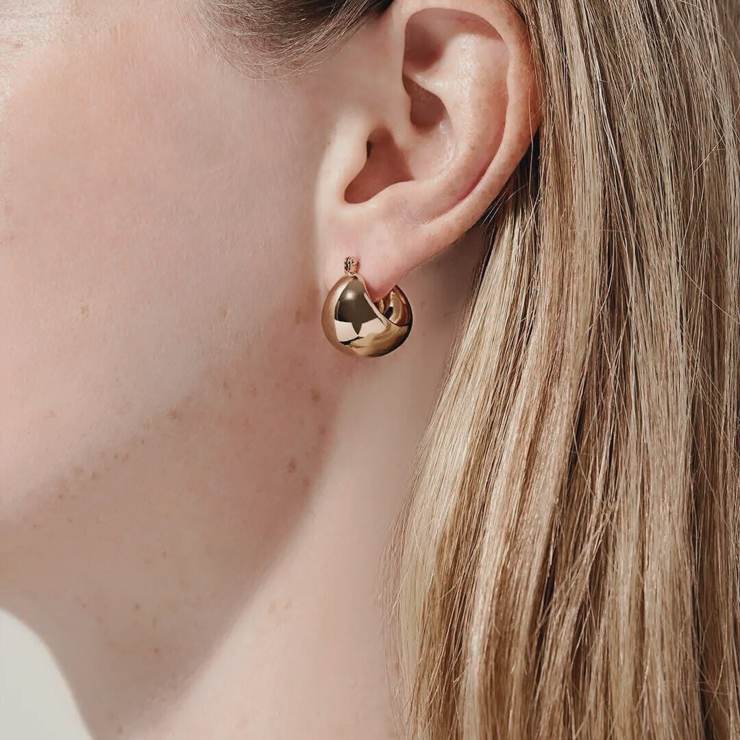 THE BUCKET HOOP EARRINGS