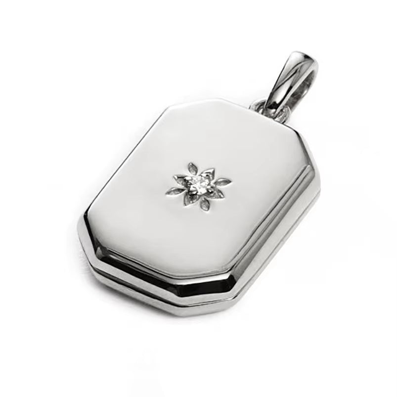 Rectangle Locket Necklace