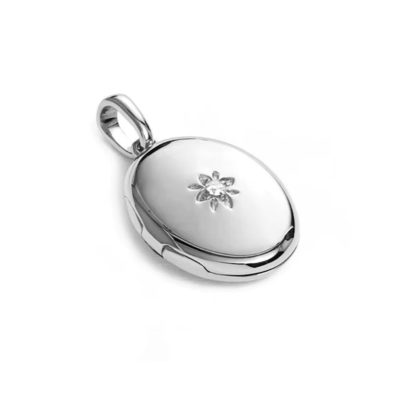Oval Locket Necklace