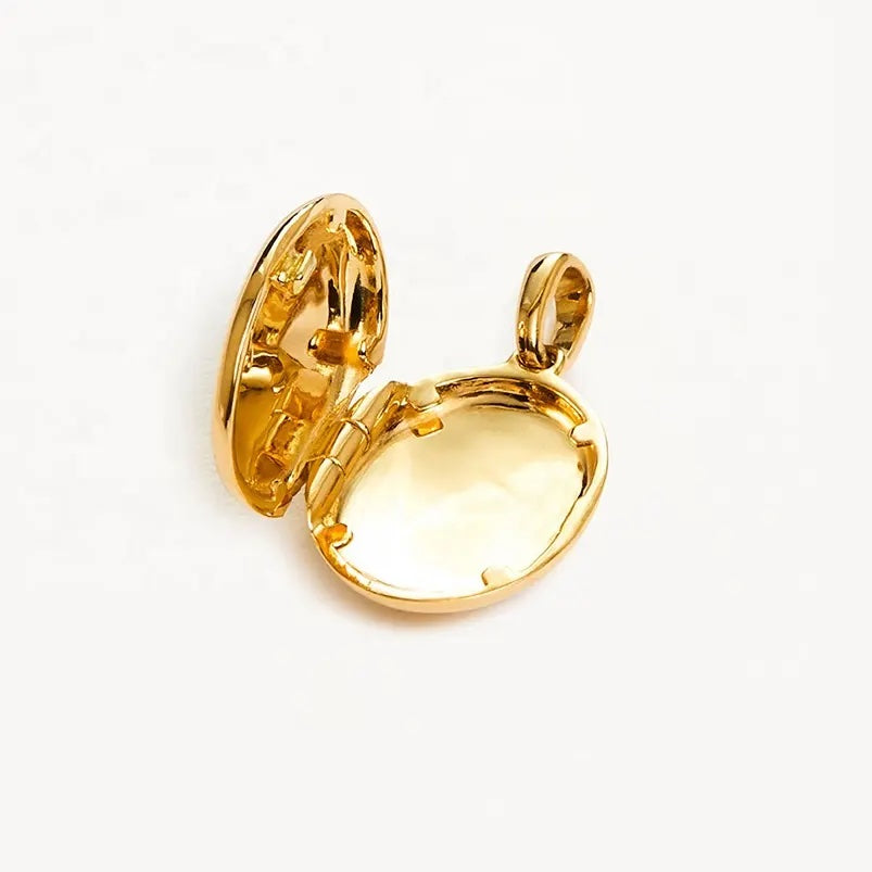 Oval Locket Necklace