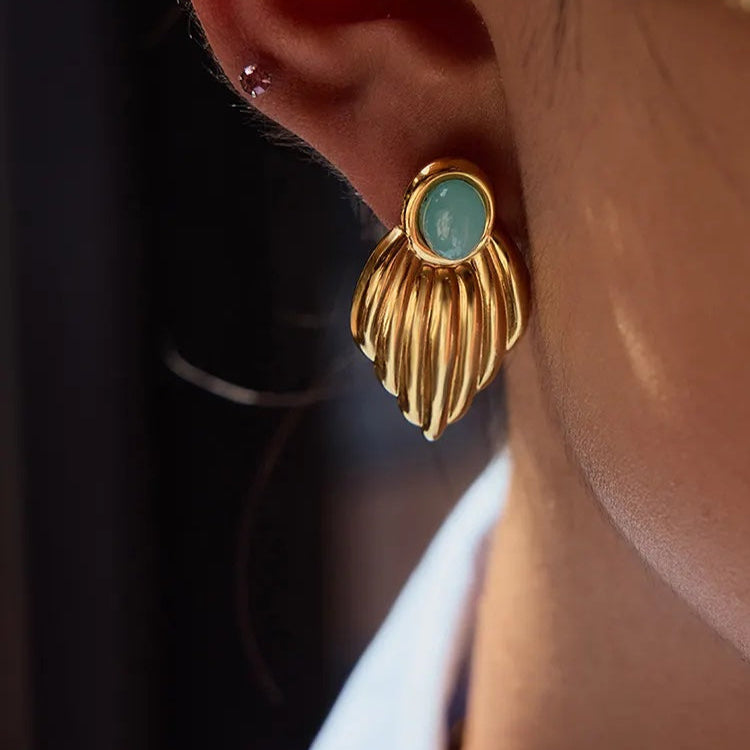 PEACOCK EARRINGS