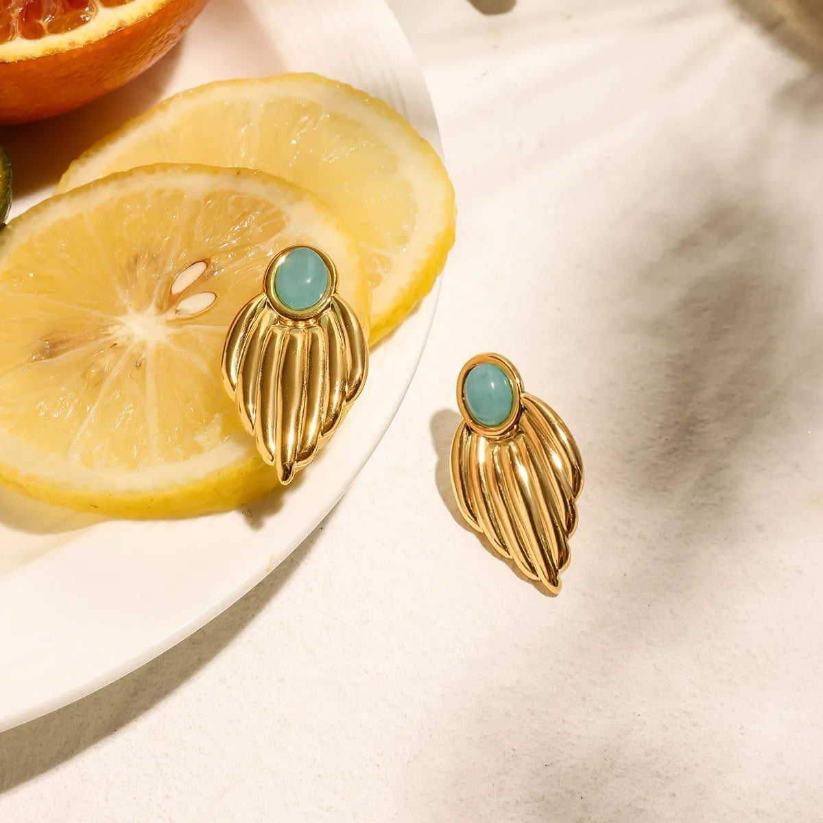 PEACOCK EARRINGS