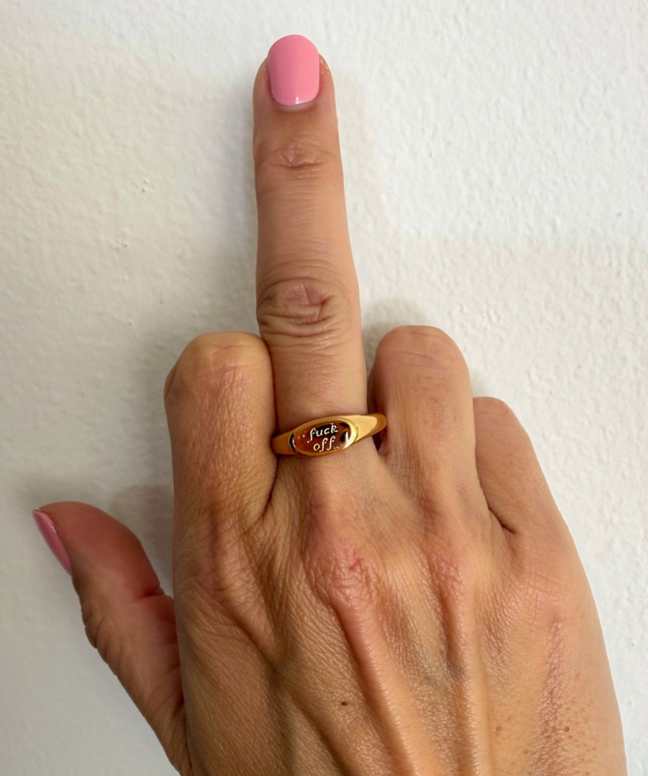 F*@! OFF Oval Ring