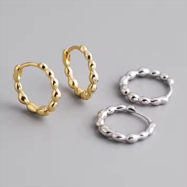 ROUND THE TWIST HOOP EARRINGS ~ ANY 2 FOR $100