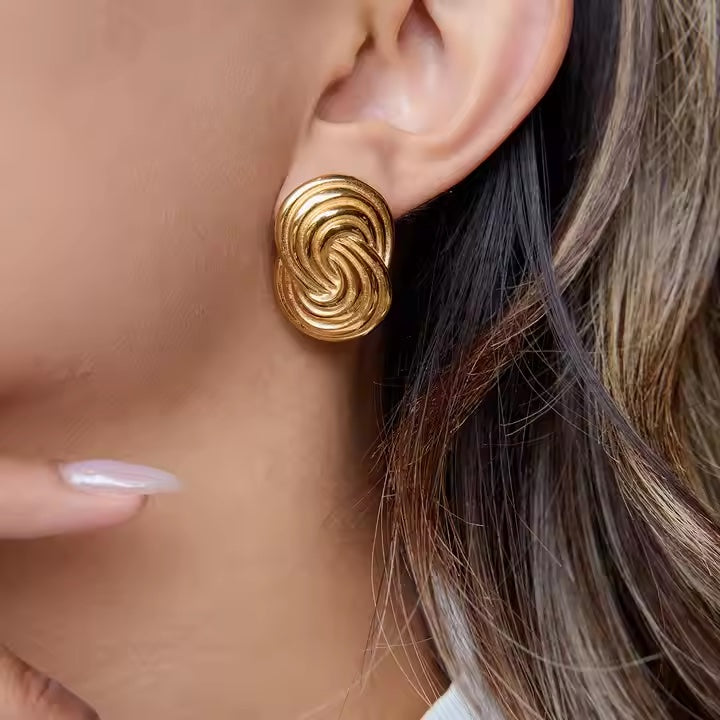 SCROLL EARRINGS