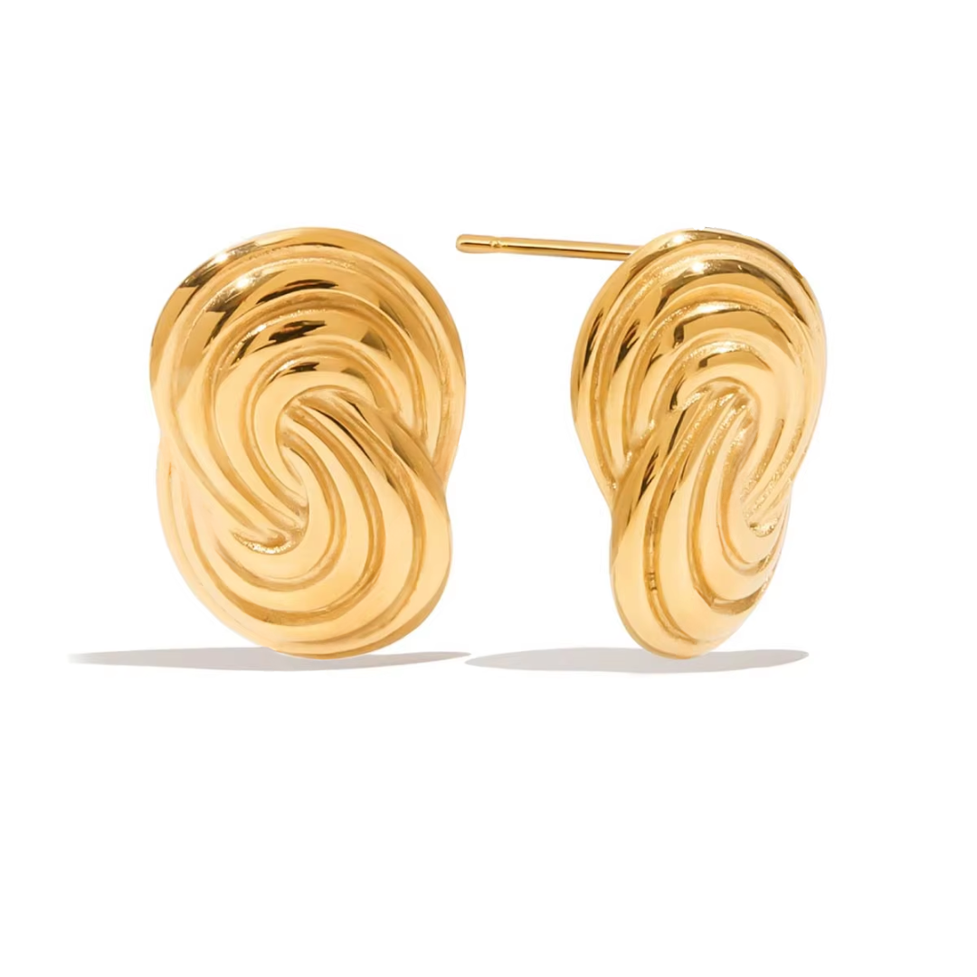 SCROLL EARRINGS