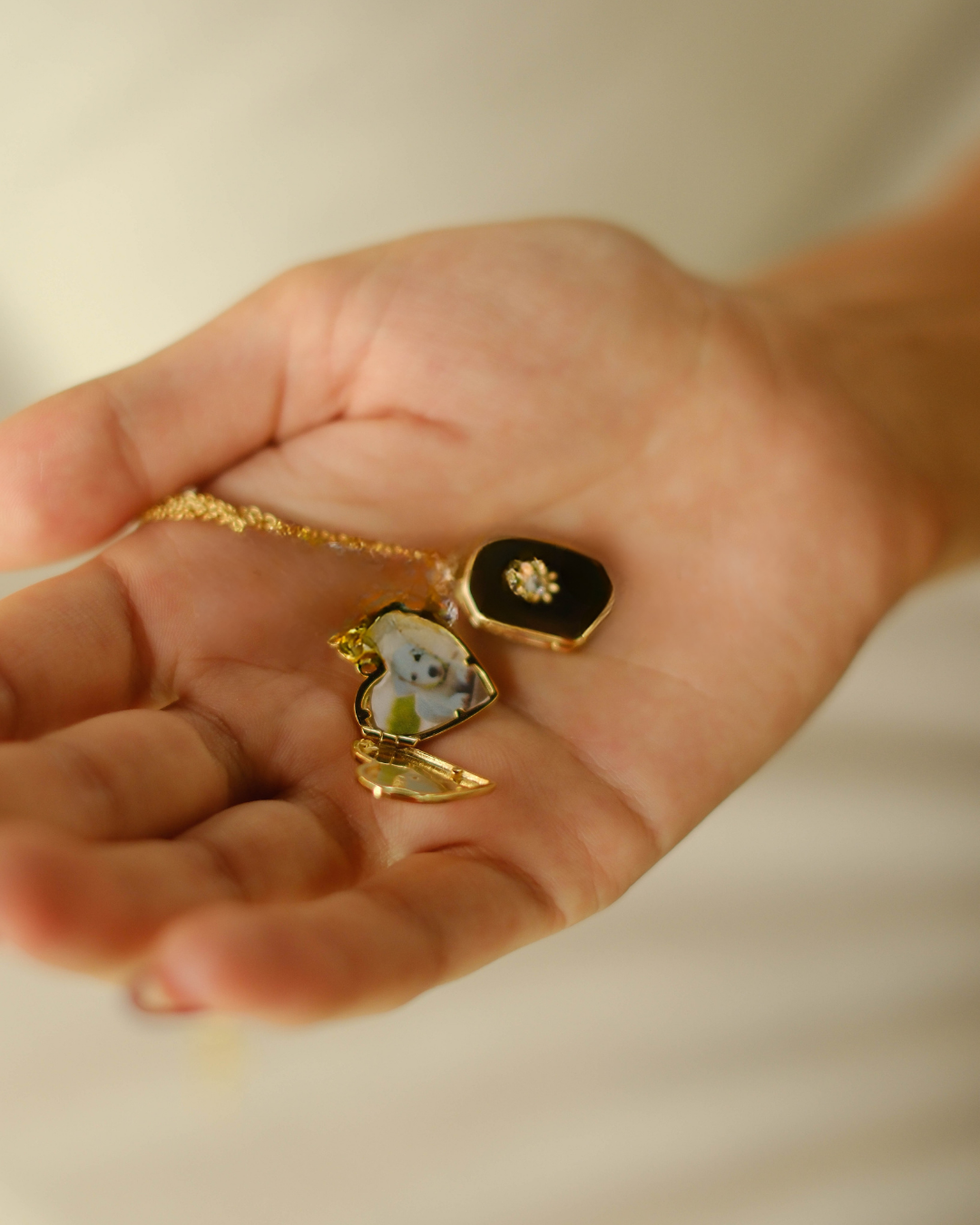 Rectangle Locket Necklace