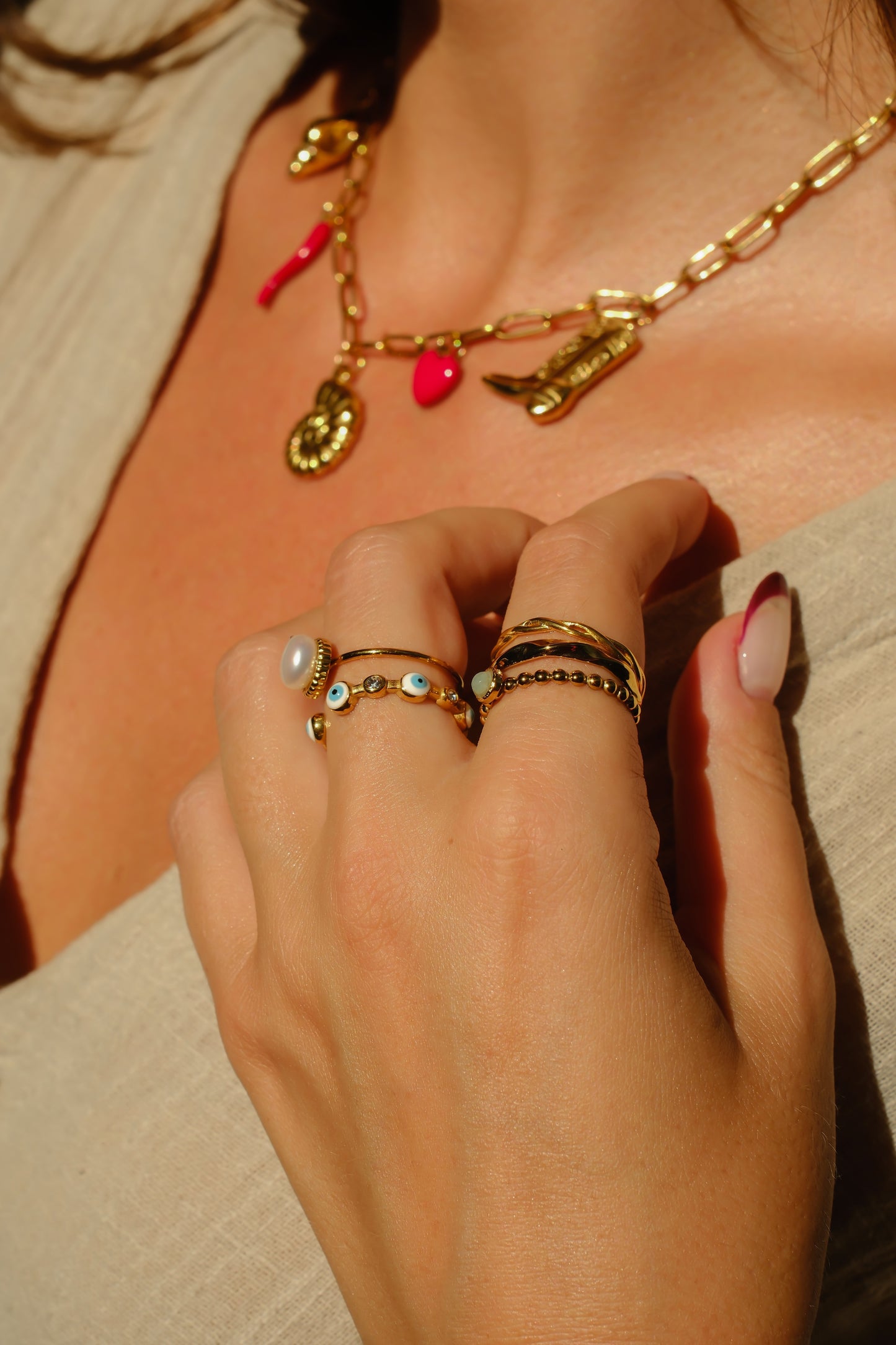 MAKE YOUR OWN CHARM NECKLACE OR BRACELET