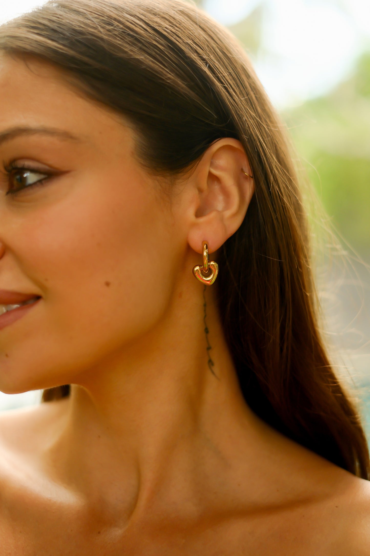 AMOR PUFFY HEART EARRINGS ~ BUY 2 SAVE 15%