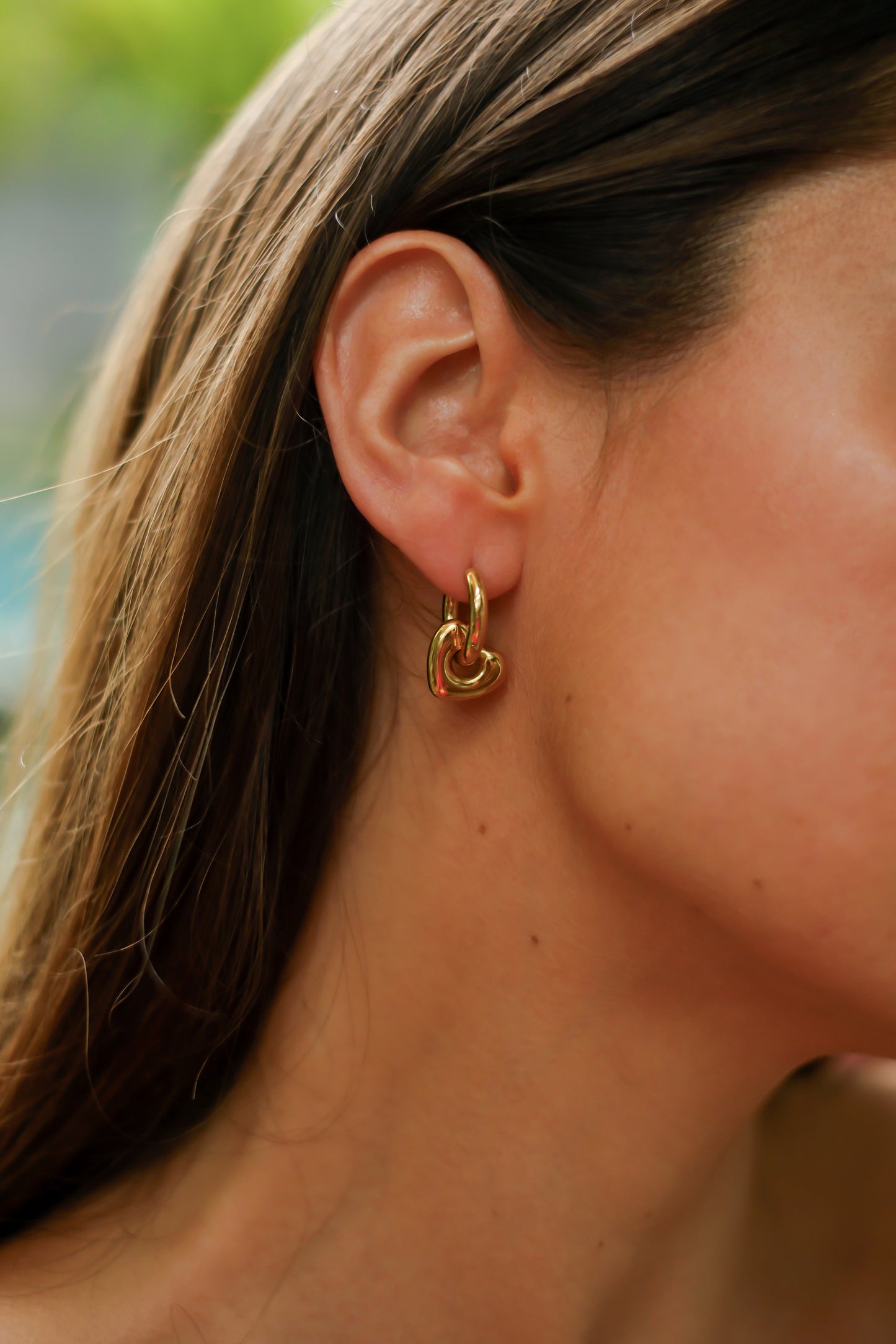 AMOR PUFFY HEART EARRINGS ~ BUY 2 SAVE 15%