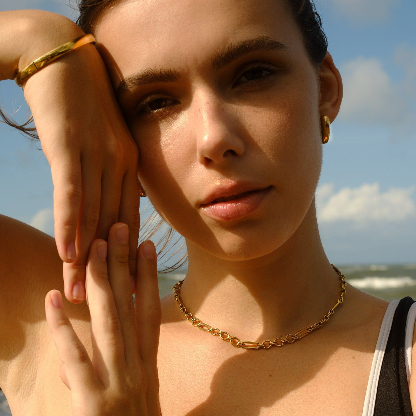 CAPRI GOLD CHAIN NECKLACE