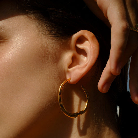 THE UNEVEN HOOP EARRINGS ~ BUY 2 SAVE 15%