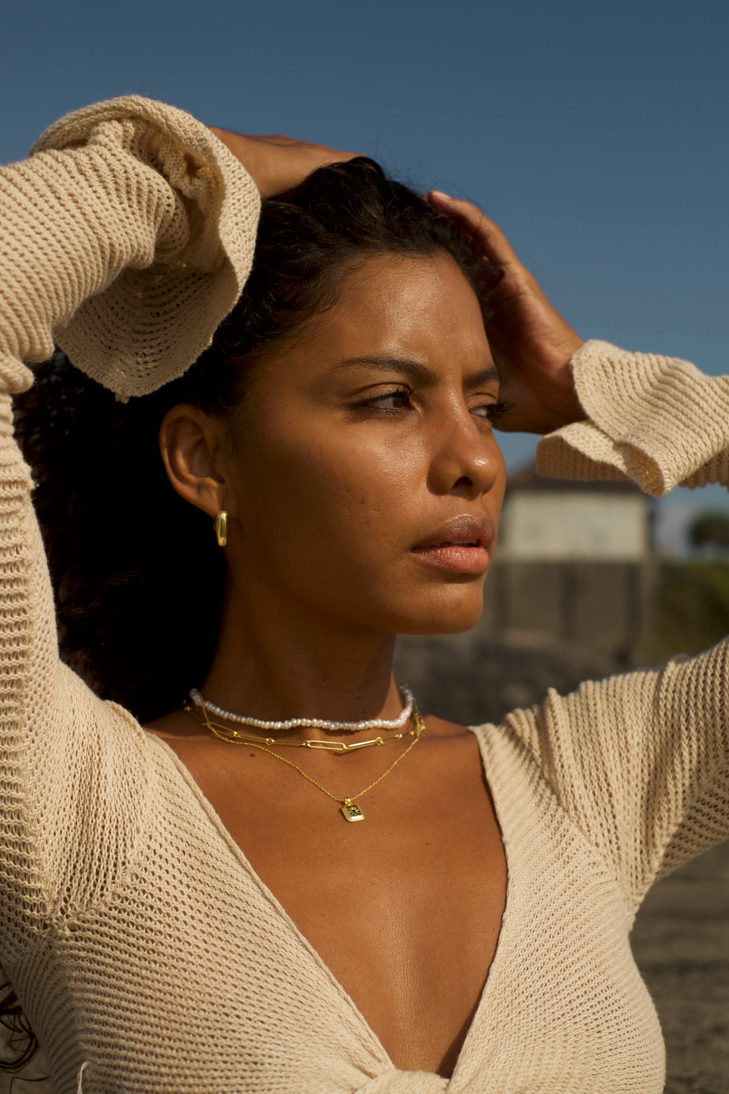 PEARL CHOKER NECKLACE