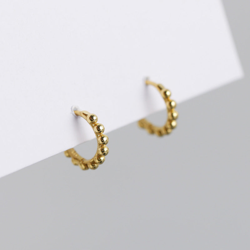7mm BAUBLE HUGGIE HOOP EARRINGS