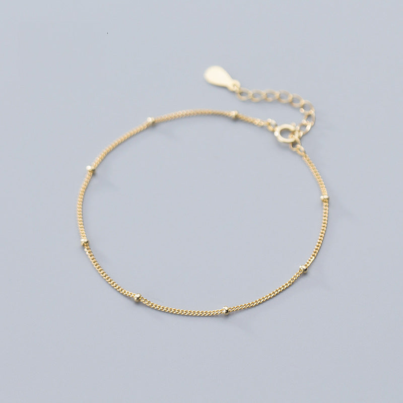 BEADED CHAIN BRACELET