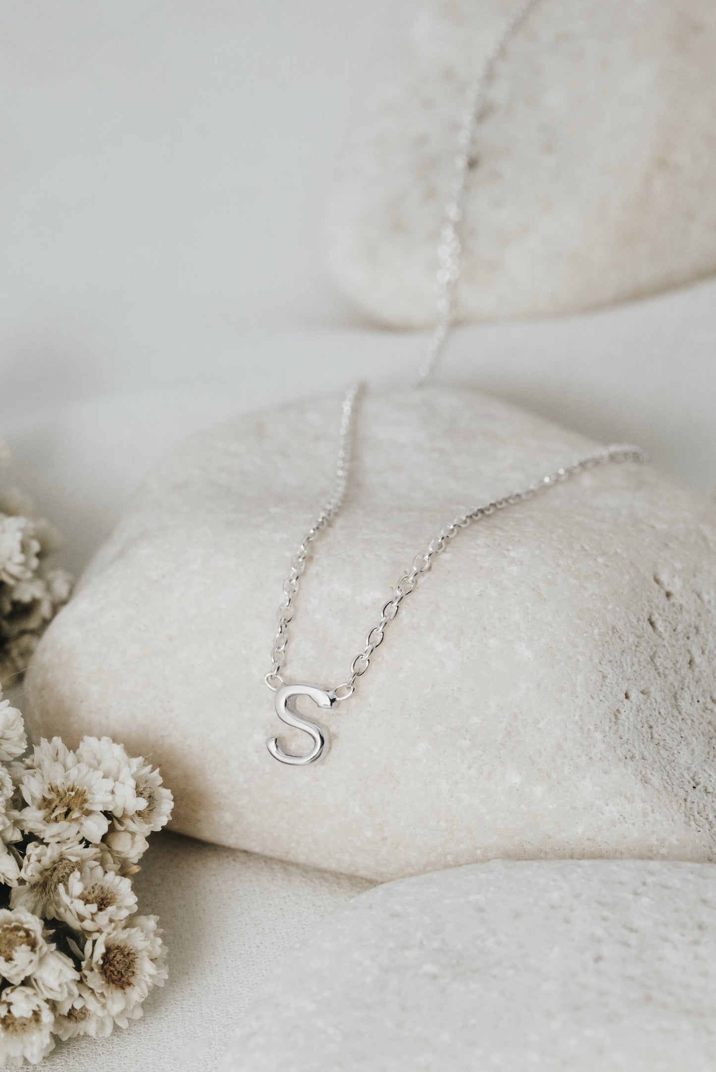 INITIAL NECKLACES SILVER/GOLD