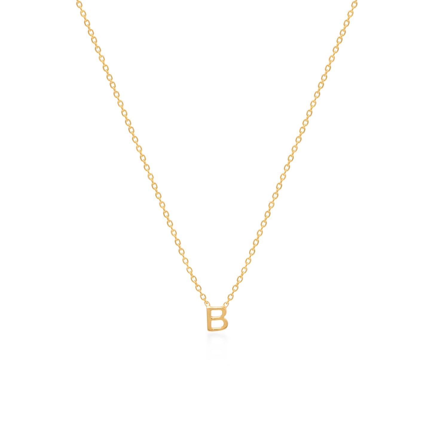 INITIAL NECKLACES SILVER/GOLD