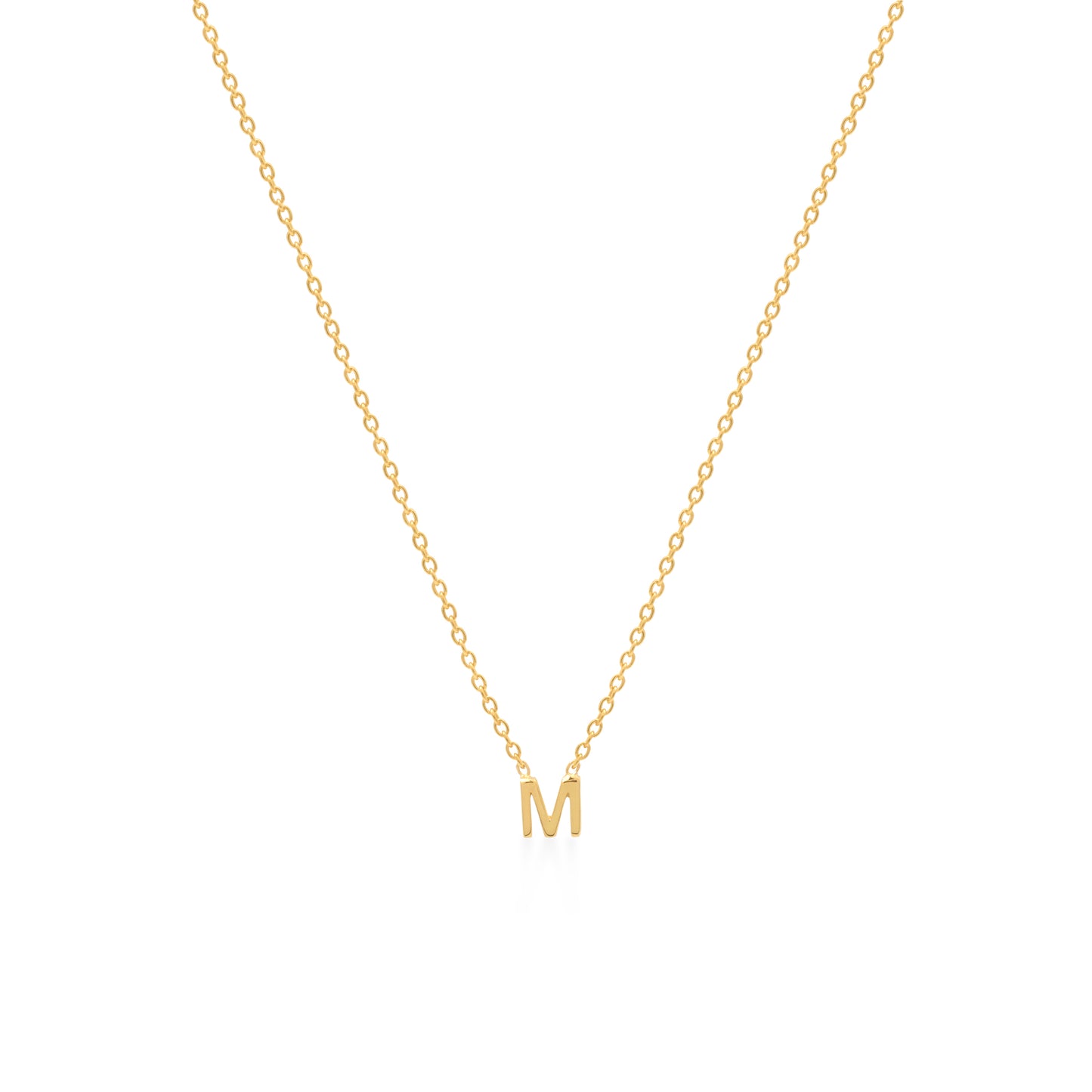 INITIAL NECKLACES SILVER/GOLD