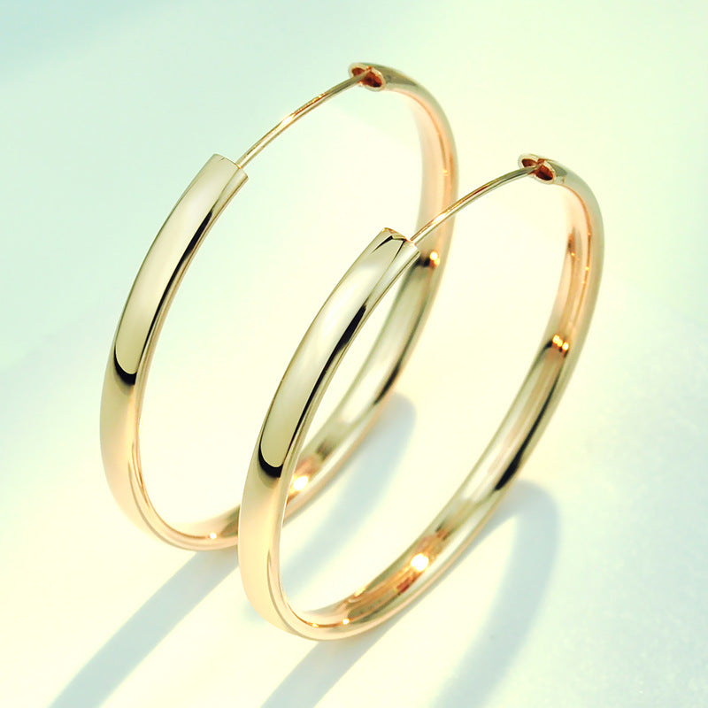 THE BIG APPLE HOOP EARRINGS