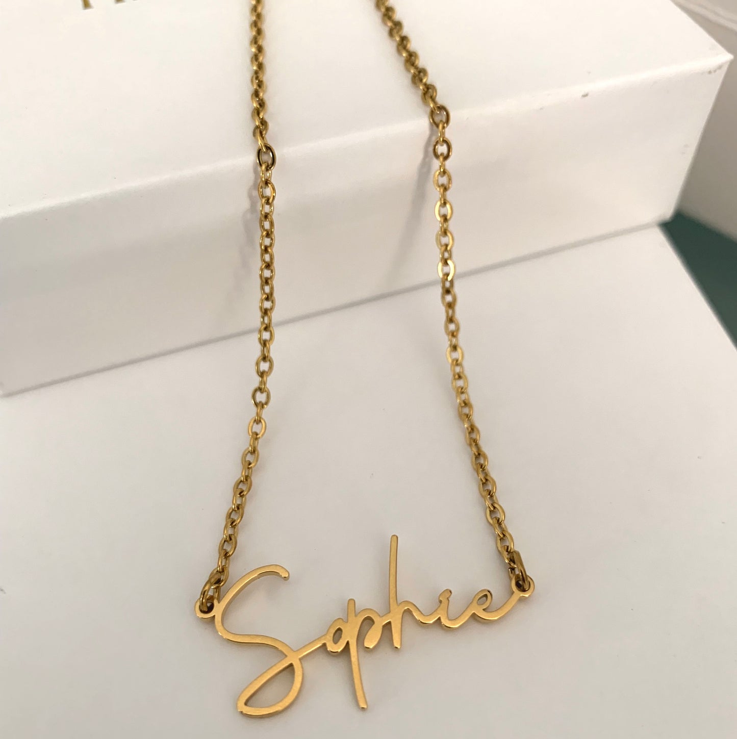 SCRIPT NAME NECKLACE