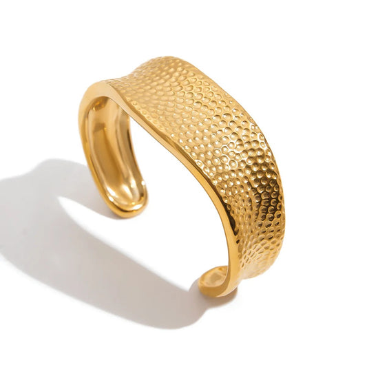BEATEN CUFF BANGLE