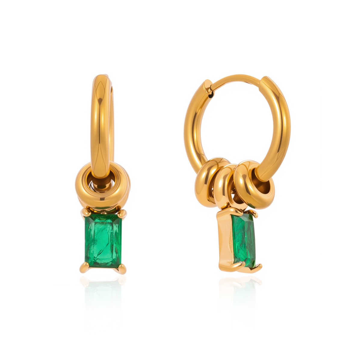 CATASTROPHE EARRINGS GREEN