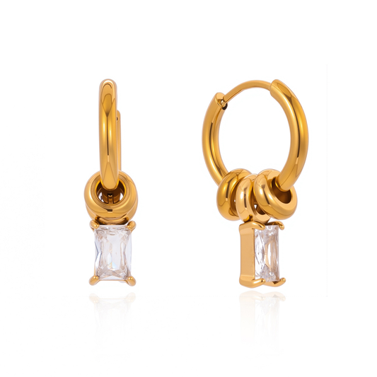 CATASTROPHE EARRINGS WHITE