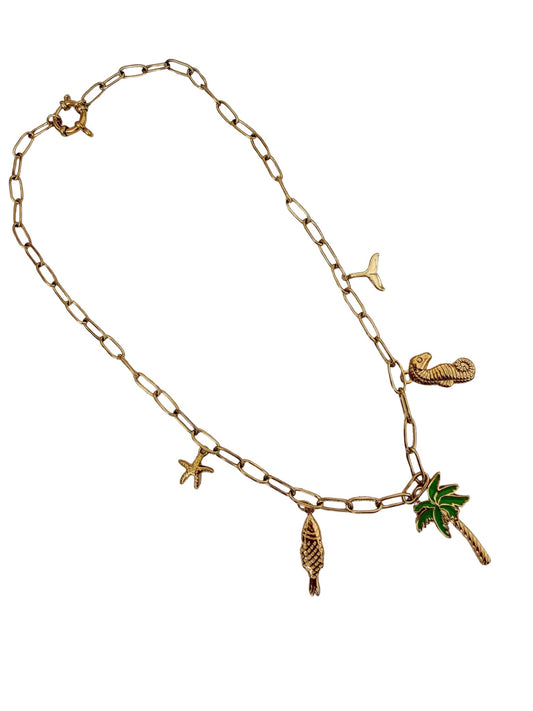 CHARM NECKLACE - THE  PALM