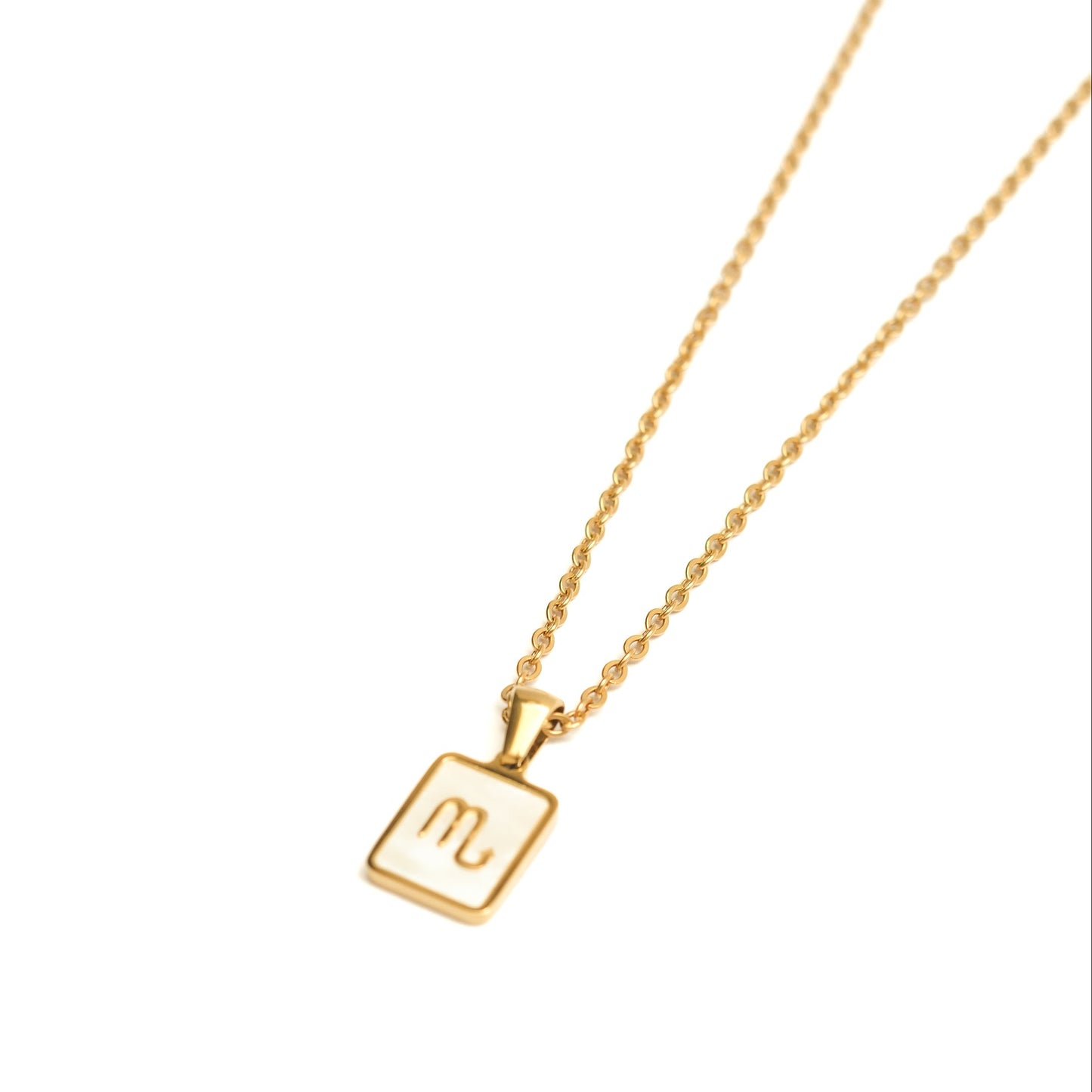 Mother of Pearl Zodiac Necklace