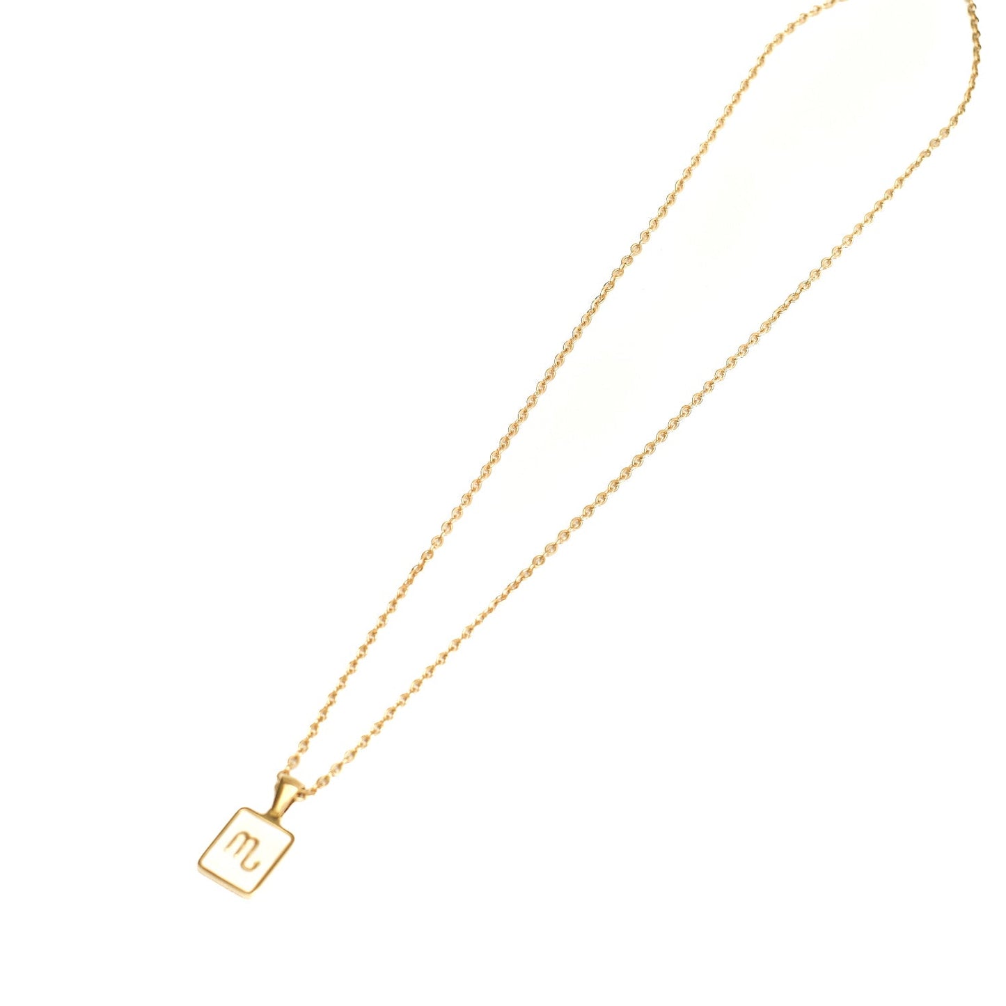 Mother of Pearl Zodiac Necklace