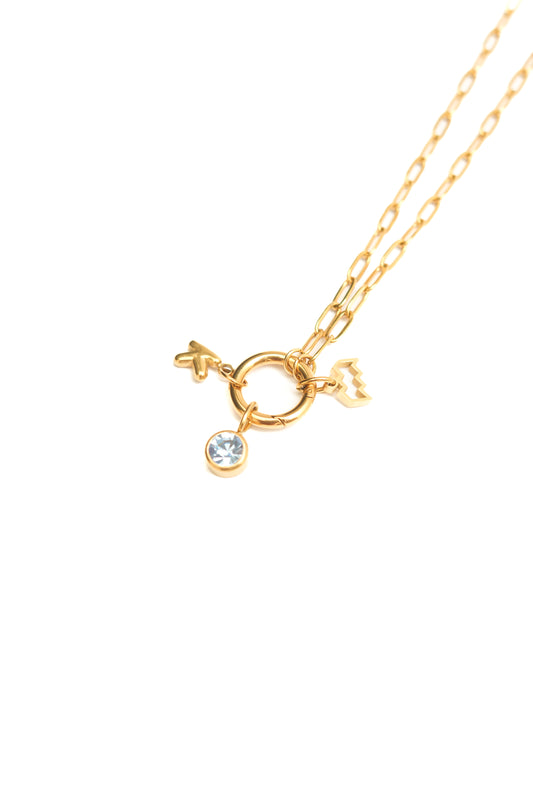THE SIGNATURE NECKLACE - BIRTHSTONE, INITIAL, ZODIAC