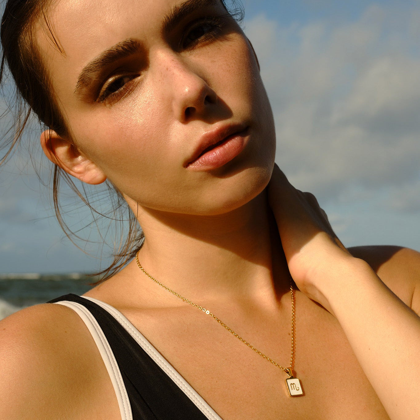 Mother of Pearl Zodiac Necklace
