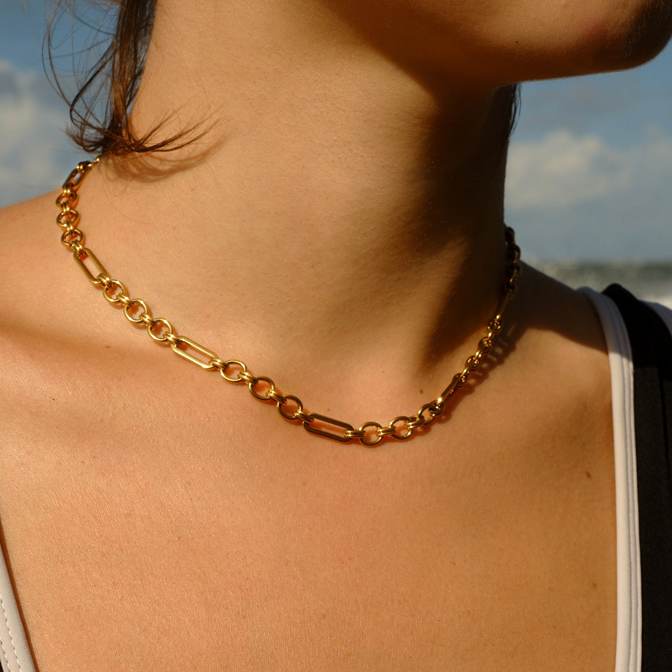 CAPRI GOLD CHAIN NECKLACE