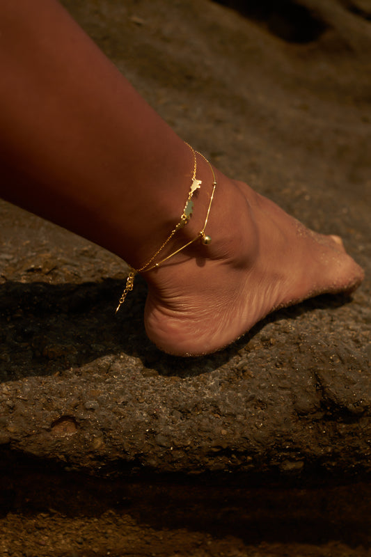 BALL AND CHAIN ANKLET