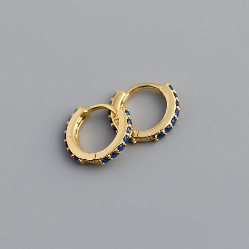 CRYSTAL HOOP EARRINGS