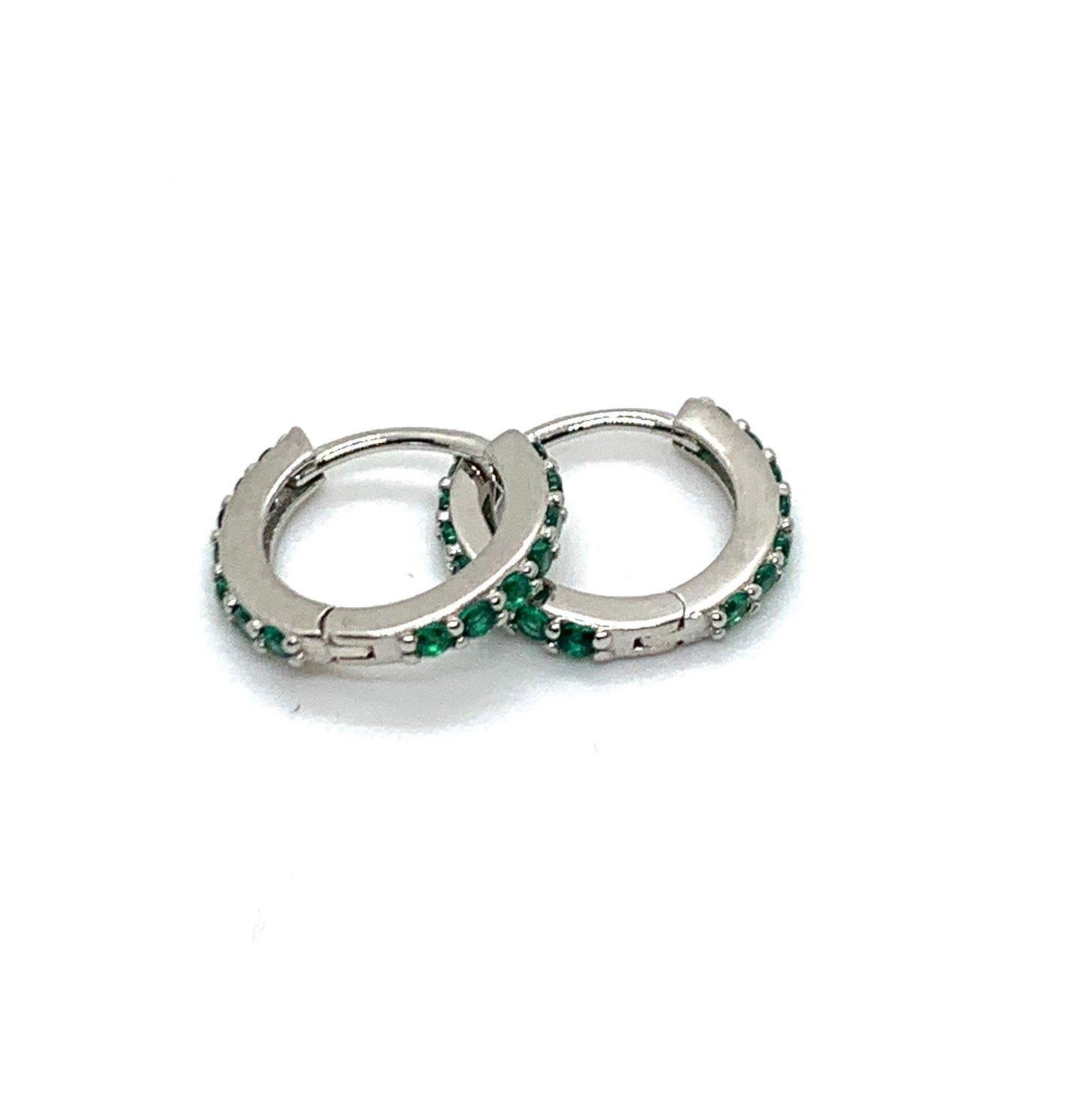 CRYSTAL HOOP EARRINGS