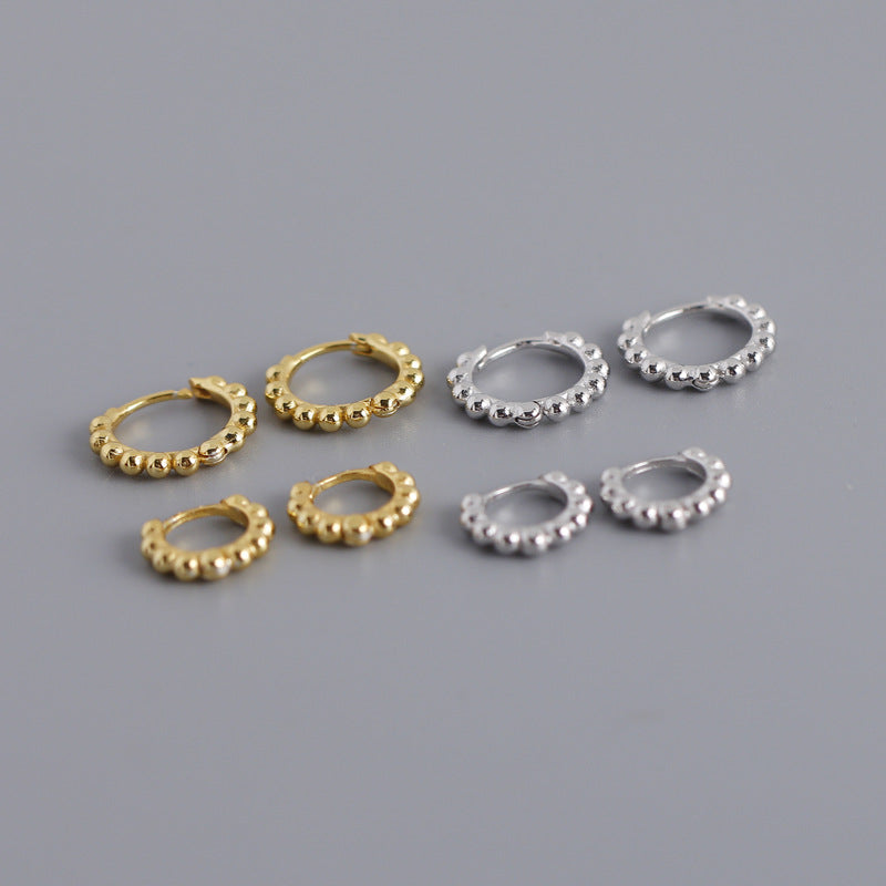 7mm BAUBLE HUGGIE  HOOP EARRINGS