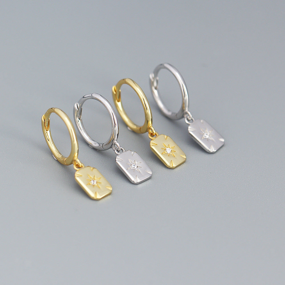 SPRING BLOSSOM HUGGIE HOOP EARRINGS