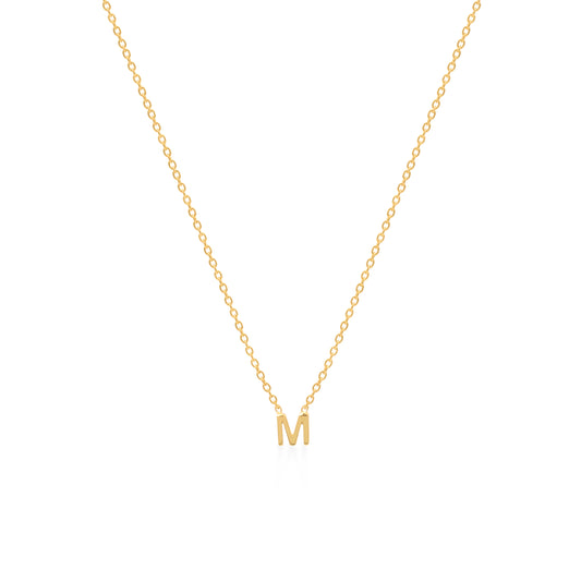 INITIAL NECKLACES SILVER/GOLD